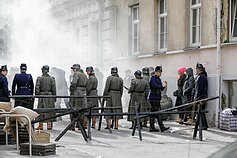BBC televizijos filmo „Nacių iškilimas“ filmavimo darbai BBC televizijos filmo „Nacių iškilimas“ filmavimo darbai