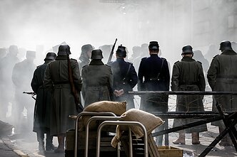 BBC televizijos filmo „Nacių iškilimas“ filmavimo darbai BBC televizijos filmo „Nacių iškilimas“ filmavimo darbai
