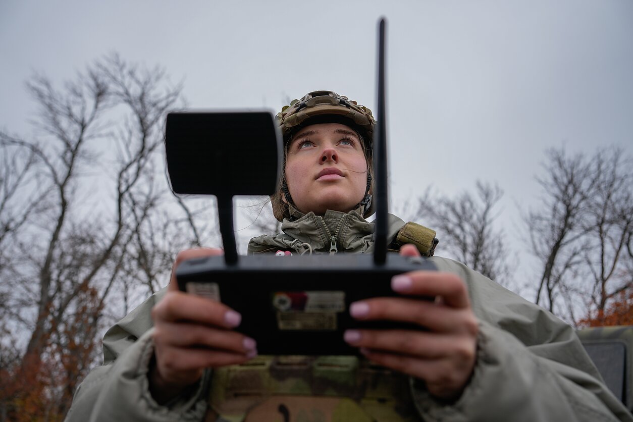 Drone operator in Ukraine (associative image) Drone operator in Ukraine (associative image)