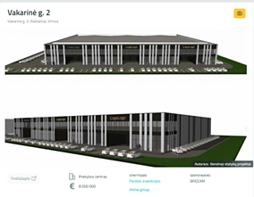 Vienas iš „Pandos investicijos“ projektų. Šaltinis: „Citify“ Vienas iš „Pandos investicijos“ projektų. Šaltinis: „Citify“