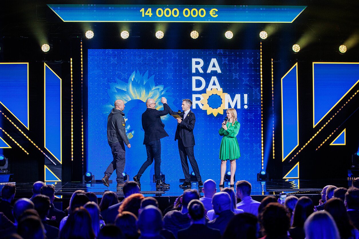 Finalinės paramos akcijos „Radarom!“ koncertas Finalinės paramos akcijos „Radarom!“ koncertas