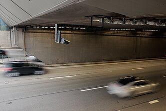 Vidutinio greičio matuokliai Geležinio Vilko gatvėje Vidutinio greičio matuokliai Geležinio Vilko gatvėje