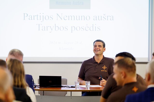 Partijos „Nemuno aušra“ tarybos posėdis Partijos „Nemuno aušra“ tarybos posėdis