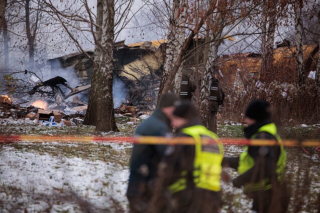 Vilniuje nukrito krovininis lėktuvas Vilniuje nukrito krovininis lėktuvas