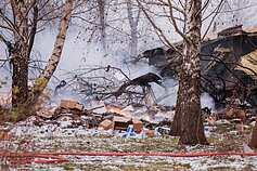 Vilniuje nukrito krovininis lėktuvas Vilniuje nukrito krovininis lėktuvas