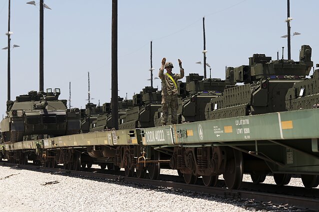 Pasiruošimas kariniam paradui Vašingtone Pasiruošimas kariniam paradui Vašingtone