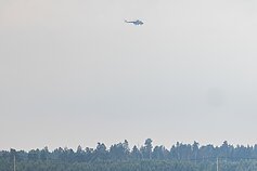 Institucijos tikrino versijas dėl galimo objekto kritimo; sraigtasparnis Institucijos tikrino versijas dėl galimo objekto kritimo; sraigtasparnis
