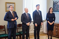 Remigijus Žemaitaitis, Aurelijus Veryga, Mindaugas Sinkevičius ir Inga Ruginienė Remigijus Žemaitaitis, Aurelijus Veryga, Mindaugas Sinkevičius ir Inga Ruginienė
