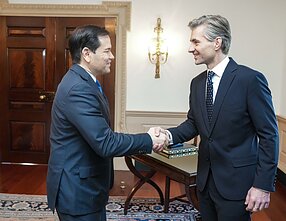 Marco Rubio ir Kęstutis Budrys Marco Rubio ir Kęstutis Budrys