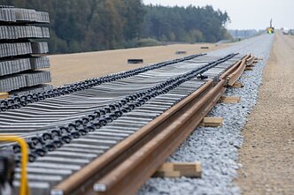 Rail Baltica under construction Rail Baltica under construction