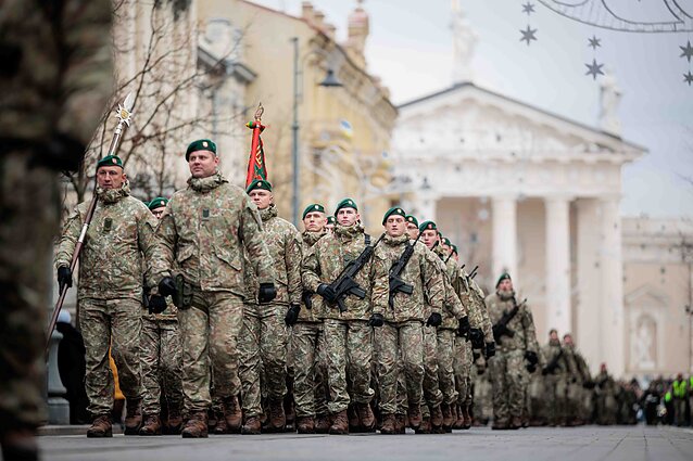 Lietuvos kariuomenės dienos minėjimas Vilniaus katedros aikštėje Lietuvos kariuomenės dienos minėjimas Vilniaus katedros aikštėje