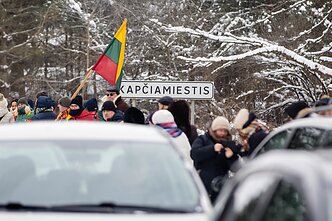 Protestas Kapčiamiestyje. Protestas Kapčiamiestyje.