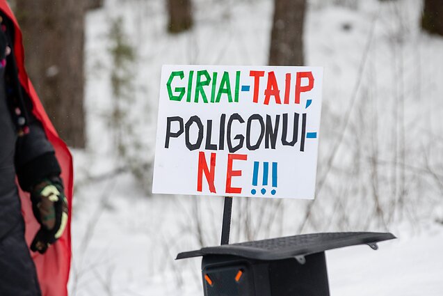 Protestas Kapčiamiestyje. Protestas Kapčiamiestyje.