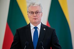 Robertos Metsolos ir Gitano Nausėdos spaudos konferencija Robertos Metsolos ir Gitano Nausėdos spaudos konferencija