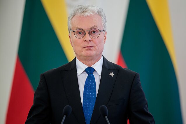 Robertos Metsolos ir Gitano Nausėdos spaudos konferencija Robertos Metsolos ir Gitano Nausėdos spaudos konferencija