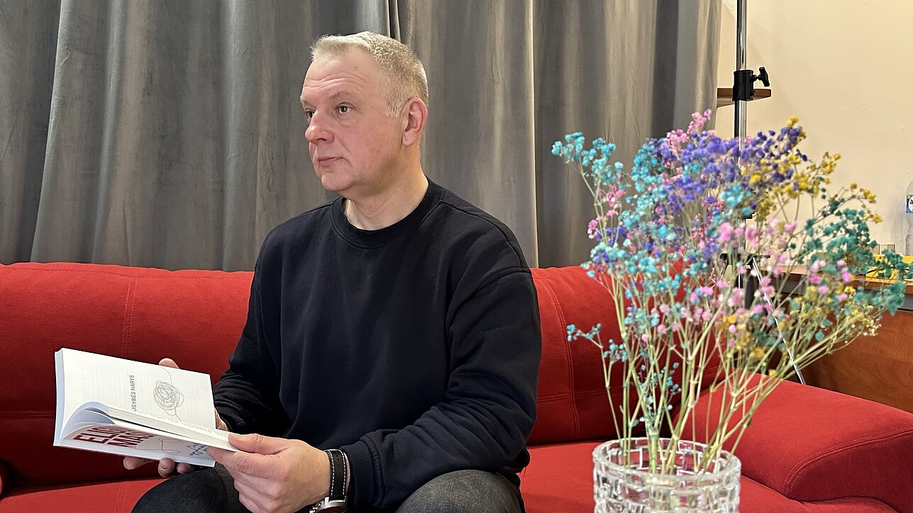 Eligijus Masiulis pristatė savo knygą Eligijus Masiulis pristatė savo knygą