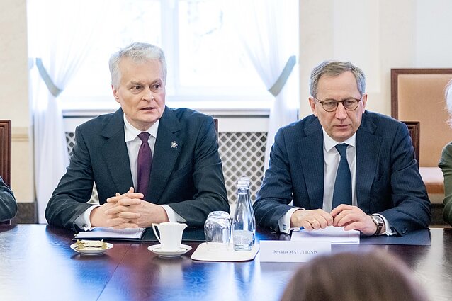 Gitanas Nausėda, Deividas Matulionis Gitanas Nausėda, Deividas Matulionis